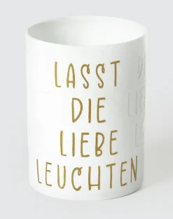 Räder Kerzen, Leuchter Und Zubehör>Teelichthalter Lasst Die Liebe Leuchten D7cm H9cm