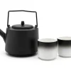 Bredemeijer GmbH Teezubereitung>Tee-Set Hubei 1,2L schwarz m. 2 Bechern