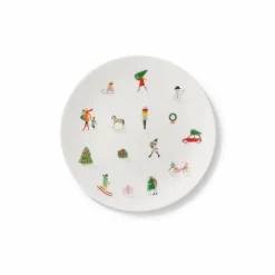 Dibbern Weihnachten>Teller flach 21 cm Noel Fine Bone China