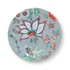 Pip Studio Farbe>Teller „Flower Festival", hellblau, Ø: 17cm