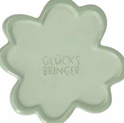 Räder Weiß>Teller,, Glücksbringer "14,5x14,5cm