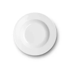 Dibbern Weiß>Teller tief Fahne 23 cm Weiss Solid Color