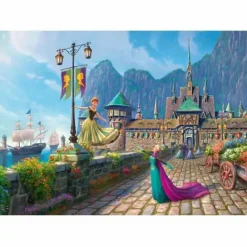Schmidt Spiele Erwachsenenpuzzle>Thomas Kinkade: Disney, Frozen Celebrating in Aren