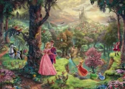 Schmidt Spiele Erwachsenenpuzzle>Thomas Kinkade: Dornröschen - Puzzle 1000 Teile