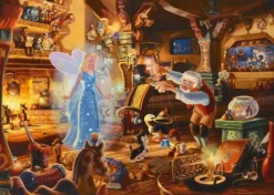 Schmidt Spiele Erwachsenenpuzzle>Thomas Kinkade: Geppetto's Pinocchio - Puzzle 1000