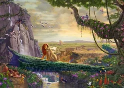 Schmidt Spiele Erwachsenenpuzzle>Thomas Kinkade: König der Löwen, Return to Pride R