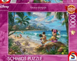 Schmidt Spiele Erwachsenenpuzzle>Thomas Kinkade: Mickey and Minnie in Hawaii - Puzz