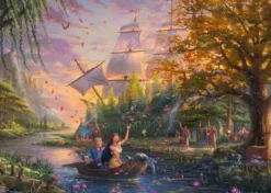 Schmidt Spiele Erwachsenenpuzzle>Thomas Kinkade: Pocahontas - Puzzle 1000 Teile