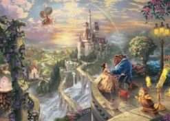 Schmidt Spiele Erwachsenenpuzzle>Thomas Kinkade: Schöne und das Biest - Puzzle 1000