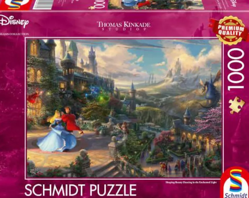 Schmidt Spiele Erwachsenenpuzzle>Thomas Kinkade: Sleeping Beauty - Puzzle 1000 Teil