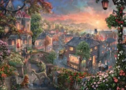 Schmidt Spiele Erwachsenenpuzzle>Thomas Kinkade: Susi und Strolch - Puzzle 1000 Tei