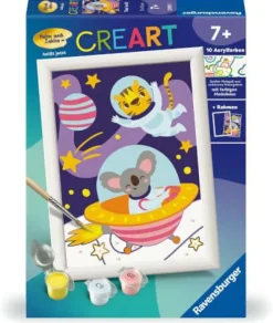 Ravensburger Malen Und Zeichnen>Tiere im All - Malen nach Zahlen