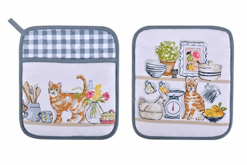 Ulster Weavers Küchentextilien>Topflappen "Pantry Cats"