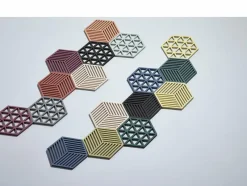 Zone Zubehör Und Ersatzteile>Topfuntersetzer Hexagon Cool Grey