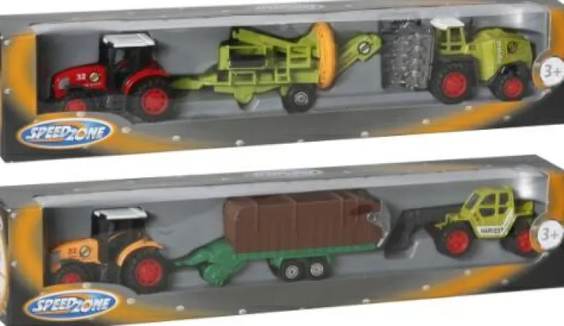 Speedzone Fahrzeuge Und Fluggeräte>Traktor m. Anhänger