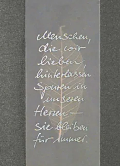 Räder Karten>Transparent Trauerkarte „Menschen..."