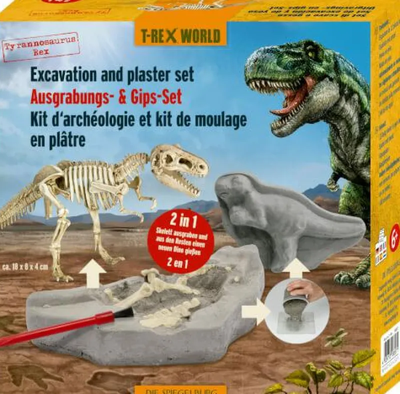 COPPENRATH SPG Basteln>T-Rex World - Ausgrabungs-& Gips-Set T-Rex
