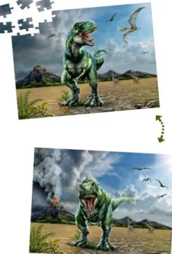 COPPENRATH SPG Kinderpuzzle>T-Rex World - Lentikular-Puzzle T-Rex (100 Teile)