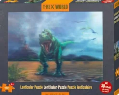 COPPENRATH SPG Kinderpuzzle>T-Rex World - Lentikular-Puzzle T-Rex (100 Teile)