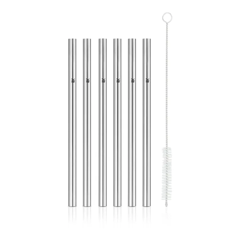 WMF GmbH Barzubehör>Trinkhalm-Set Baric Cromargan® 6-teilig mit Reinig