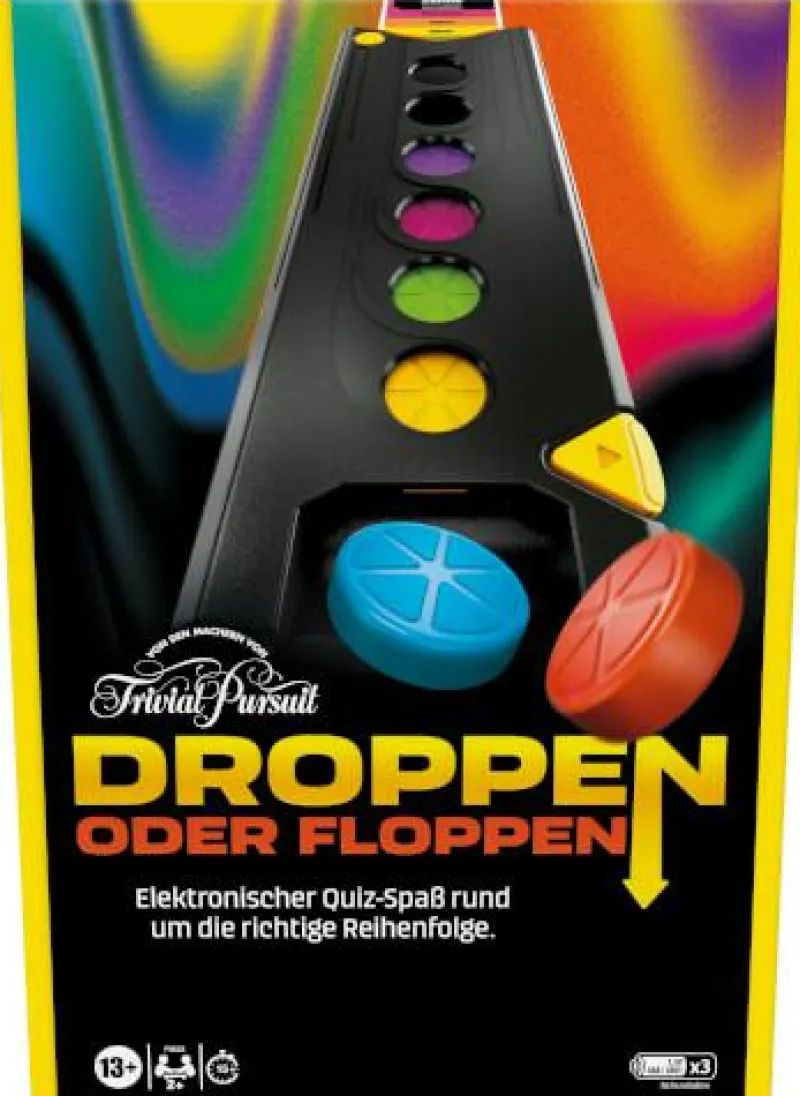 Hasbro Familien- Und Gesellschaftsspiele>Trivial Pursuit Droppen oder Floppen
