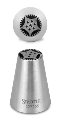 Staedter Gmbh Backzubehör>Tulpentülle Gezackt Edelstahl