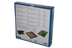 Philos Familien- Und Gesellschaftsspiele>Turnier Schachset schwarz, Feld 50mm, mit Holzkass