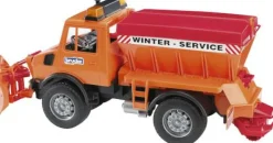 Bruder Fahrzeuge Und Fluggeräte>Unimog Winterdienst