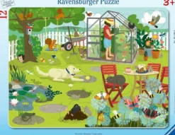 Ravensburger Kinderpuzzle>Unser Garten - Rahmenpuzzle 12 Teile