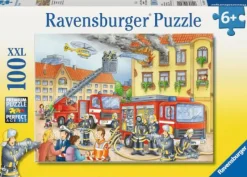 Ravensburger Kinderpuzzle>Unsere Feuerwehr - Puzzle 100 Teile