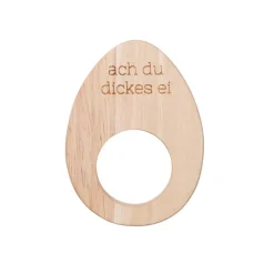 Räder Haus Und Küche>Untersetzer Ei „Ach du dickes Ei", 8x6x1,5cm