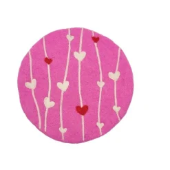 Frida Feeling GmbH Tischdecken, Untersetzer Und Co>Untersetzer Filz Herzen pink 21cm rd