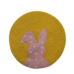 Frida Feeling GmbH Tischdecken, Untersetzer Und Co>Untersetzer Hase mit Tupfen goldgelb