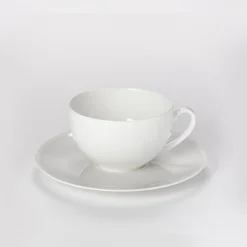 Dibbern Farbe>Untertasse 0,20 l / 0,25 l Pastell Hellgrau Fine B