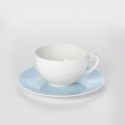 Dibbern Farbe>Untertasse 0,20 l / 0,25 l Pastell Hellblau Fine B