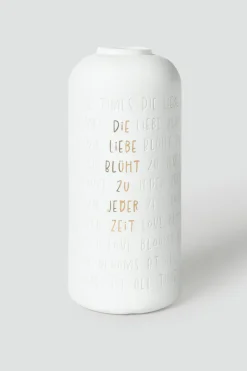 Räder Vasen>Vase ,,Die Liebe Blüht Zu Jeder Zeit" D14cm H30cm