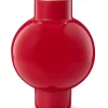 Pip Studio Vasen>Vase, Metall klein, rot, 18x24cm