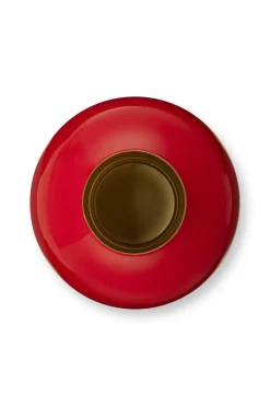 Pip Studio Vasen>Vase, Metall klein, rot, 18x24cm