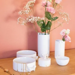 Räder Vasen>Vase „Vogelschwarm & Katze", Ø: 9cm H 18cm