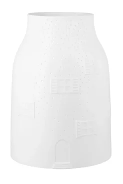 Räder Dekoration>Vase Winterhaus Groß D.18cm H.25,5cm