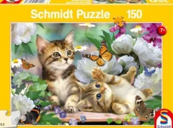 Schmidt Spiele Kinderpuzzle>Verspielte Katzenbabys - Puzzle 150 Teile
