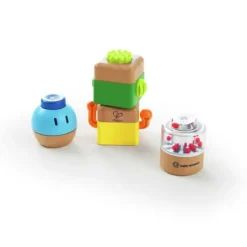 Hape Spielen>Vier verrückte Bausteine