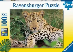 Ravensburger Kinderpuzzle>Vio die Leopardin - Puzzle 100 Teile