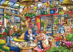 Jumbo Erwachsenenpuzzle>Wasgij Mystery 28: Feline Frenzy - 1000 Teile