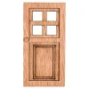 Det Gamle Apotek Dekoration>Wichteltür eckig Holz 14cm