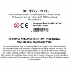 COPPENRATH SPG Kasper Und Co>Wild Cool - Handpuppe Zombie