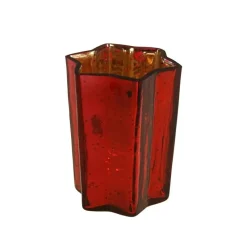 Werner Voß Kerzen, Leuchter Und Zubehör>Windlicht Ahtri rot 8x10,5cm