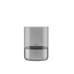 Blomus Kerzen, Leuchter Und Zubehör>Windlicht -CALMA- Edelstahl Matt, Glas Smoke Größe