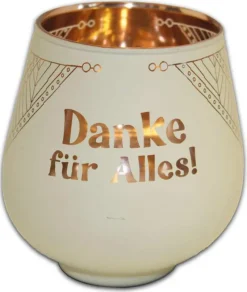 Blechwaren Fabrik Kerzen, Leuchter Und Zubehör>Windlicht Danke Kult