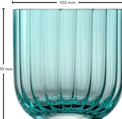 Zwiesel Kristallglas AG Kerzen, Leuchter Und Zubehör>Windlicht Dialogue 100 Petrol